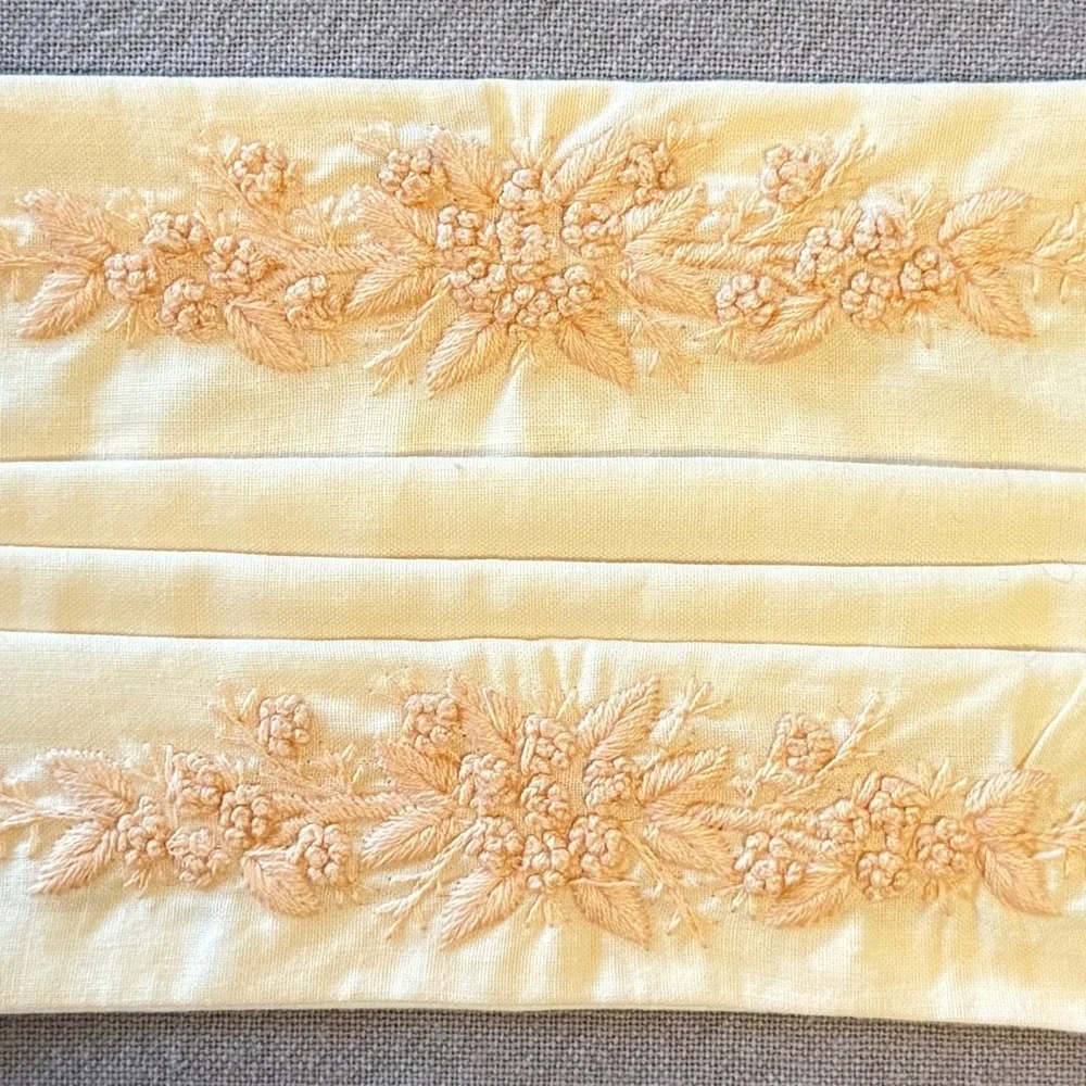 Handwoven Embroidered Cotton Mask